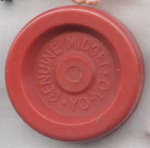 1960 Sugar Puffs Midget Yoyo red