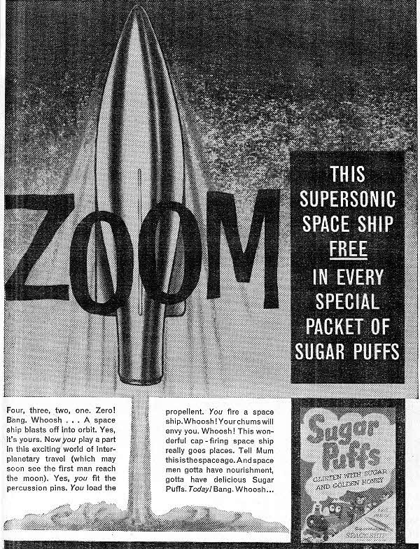 1961 Sugar Puffs Supersonic Space Ship