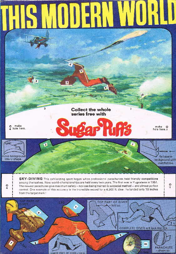 1969 Sugar Puffs This Modern World Sky Diving (2)