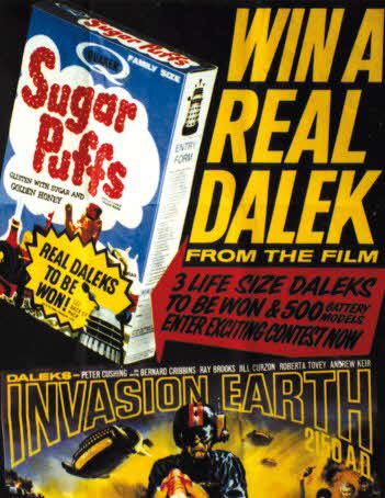 1966 Sugar Puffs Win a Dalek Paster