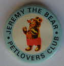 1964 Sugar Puffs Jeremy Bear Petlovers Club badge
