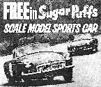 1965 Sugar Puffs Model Sports Cars3