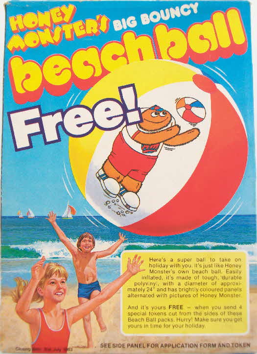 1982 Sugar Puffs Honey Monseter Beach Ball (2)