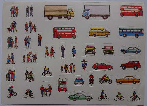 1984 Sugar Puffs Bike Riders Action Fun Kit Stickers (3)