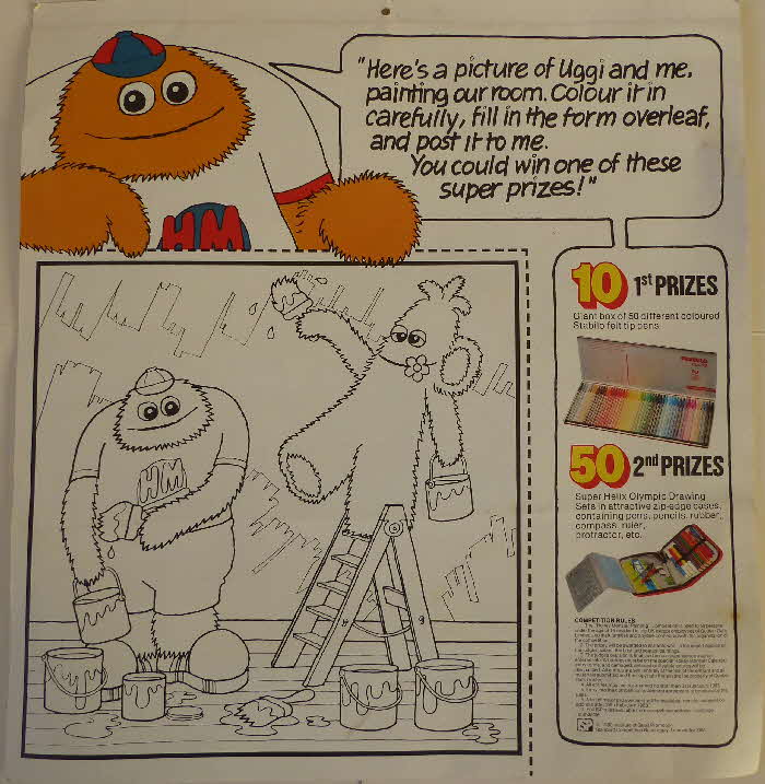 1982 Sugar Puffs Honey Monster Calendar (8)