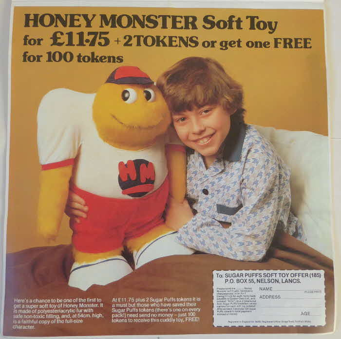 1982 Sugar Puffs Honey Monster Calendar (9)