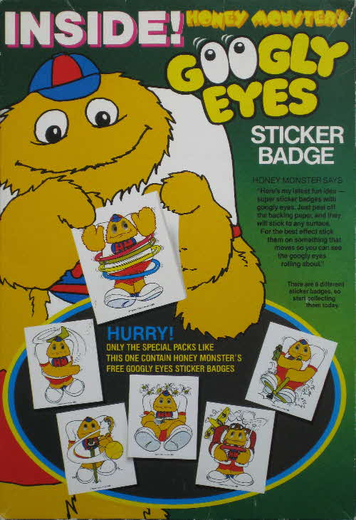 1985 Sugar Puffs Googly Eyes
