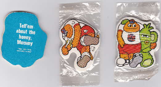 1980 Sugar Puffs Honey Monster foam badge  (2)
