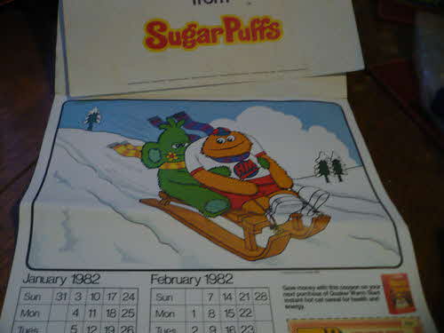 1981 Sugar Puffs Calendar (betr)