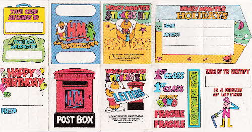 1985 Sugar Puffs Sticker Kit front 2