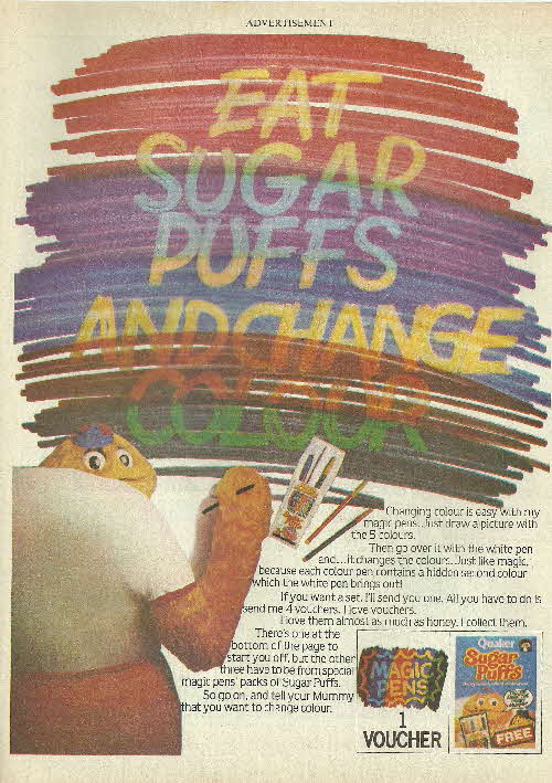 1980 Sugar Puffs Magic Pens1