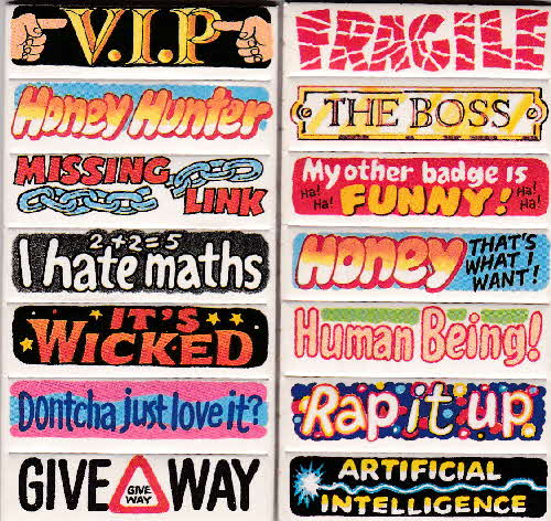 1988 Sugar Puffs Snappy Badges 2