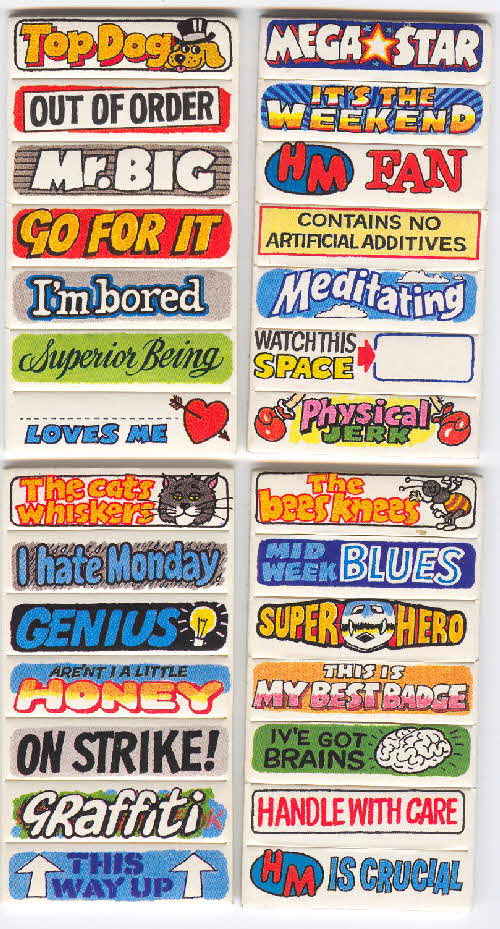 1988 Sugar Puffs Snappy Badges