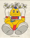 1985 Sugar Puffs Googly Eyes sticker badges1