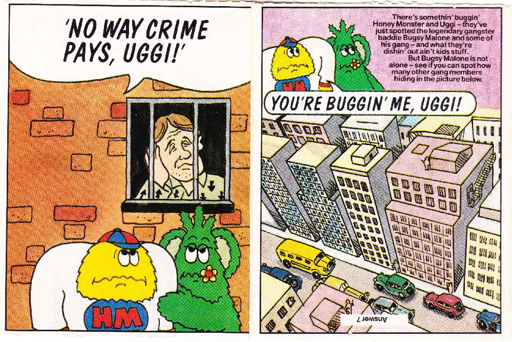 1986 Sugar Puffs Book of Famous Baddies No 3  Gangsters (2)