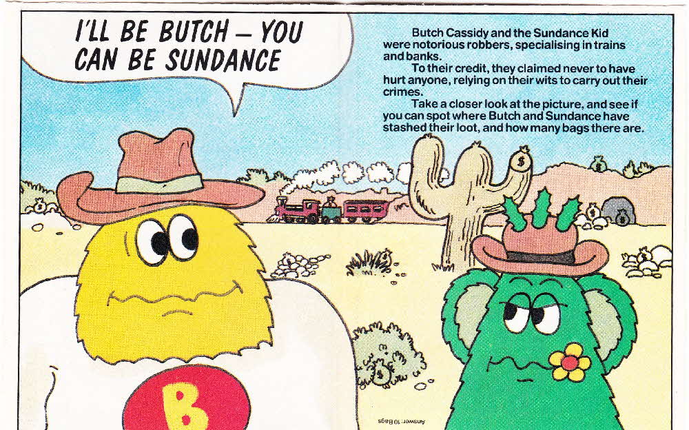 1986 Sugar Puffs Book of Famous Baddies No 4  Wild West (4)