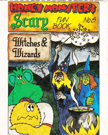 1986 Sugar Puffs Scary Fun Book 6 Witches & Wizards (1)