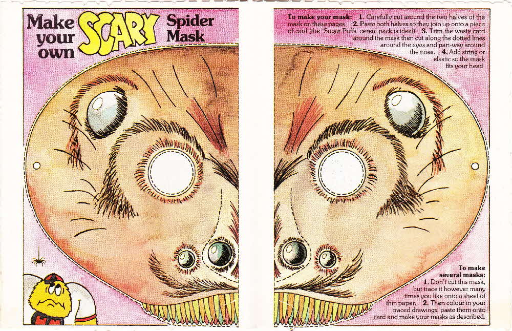 1986 Sugar Puffs Scary Fun Book 5 Jungle Creepies (4)