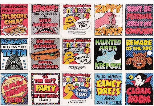 1987 Sugar Puffs Sticker Kit no3 front 1