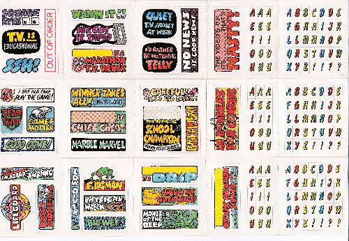 1987 Sugar Puffs Sticker Kit no3 reverse 2