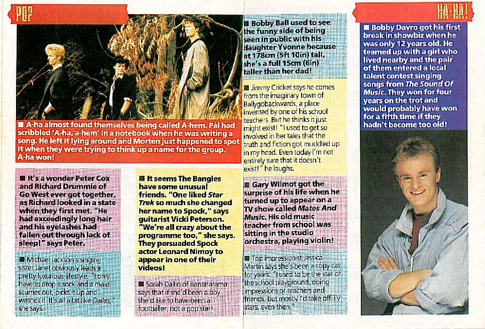 1987 Sugar Puffs Look In TV Favourites Book 1 Page 3