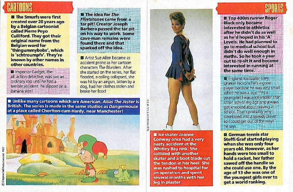 1987 Sugar Puffs Look In TV Favourites Book 1 Page 5