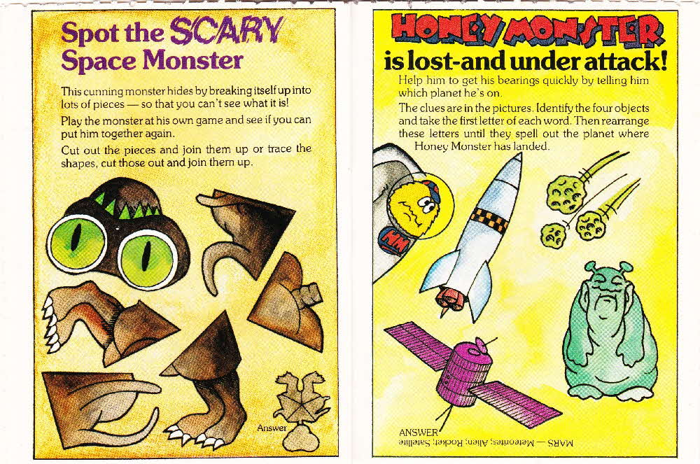 1986 Sugar Puffs Scary Fun Book 4 Space Aliens (3)
