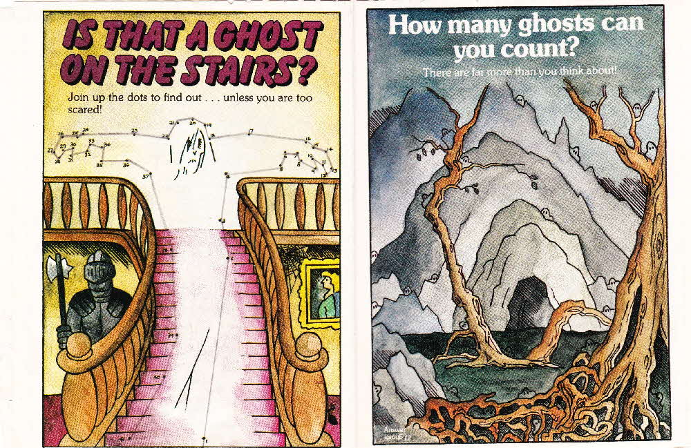 1986 Sugar Puffs Scary Fun Book 1 Haunted House (3)