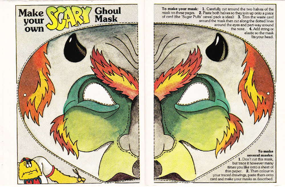 1986 Sugar Puffs Scary Fun Book 1 Haunted House (4)