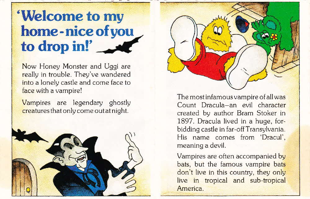 1986 Sugar Puffs Scary Fun Book 2 Vampires Castle (1)