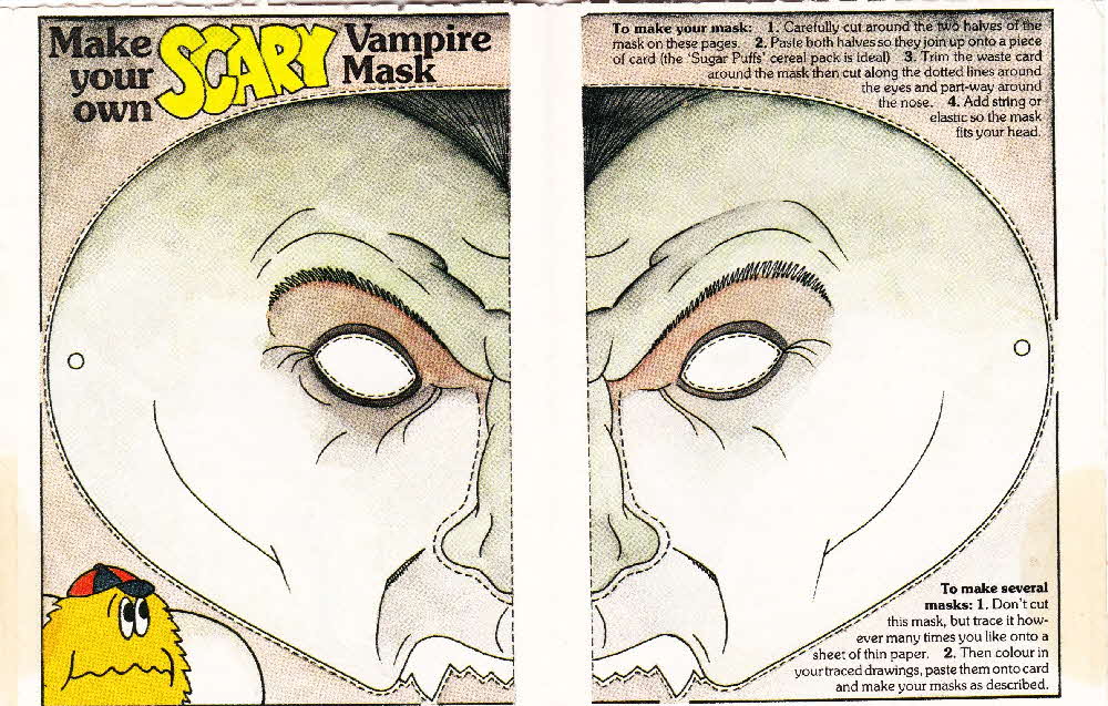 1986 Sugar Puffs Scary Fun Book 2 Vampires Castle (3)