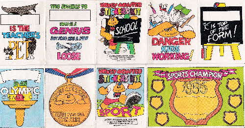 1985 Sugar Puffs Sticker Kit front 3