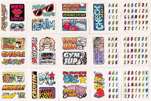 1988 Sugar Puffs Streetwise sticker kit reverse (2)