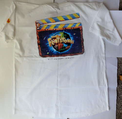 1994 Sugar Puffs Flinstones Stickers & T Shirt (2)