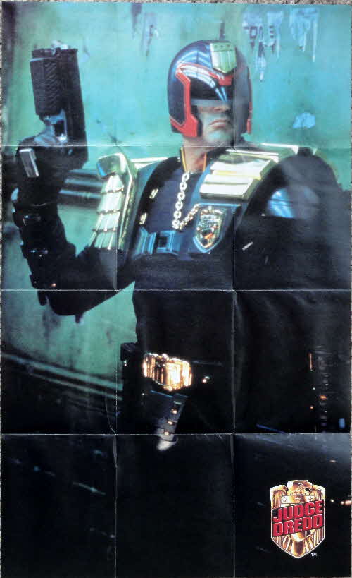 1995 Sugar Puffs Judge Dredd Poster packs Dredds Hardware (1)