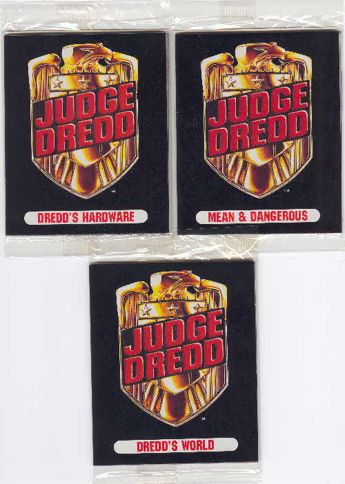1995 Sugar Puffs Judge Dredd Poster packs