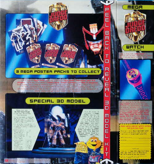 1995 Sugar Puffs Judge Dredd Posters, Watch & 3D Model