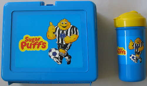 1996 Sugar Puffs Lunch Box Flask Set