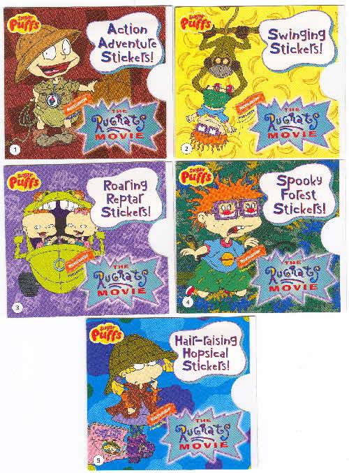 1999 Sugar Puffs Rugrats Movie Stickers 1