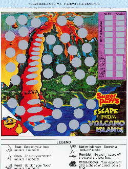1991 Sugar Puffs Scratchees Game cards open (3)