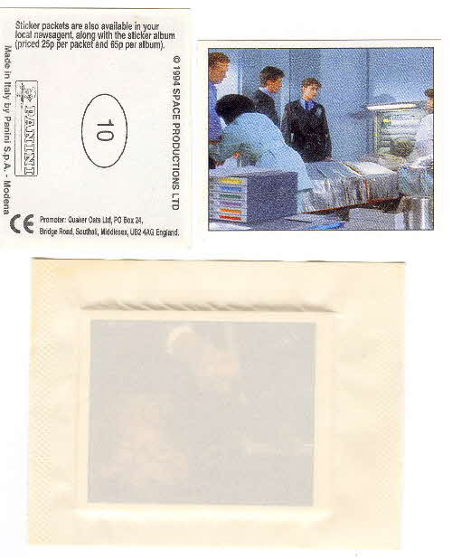 1995 Sugar Puffs Space Precinct Stickers
