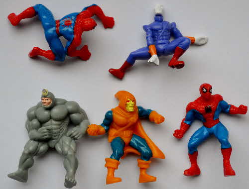1996 Sugar Puffs Spiderman Figures