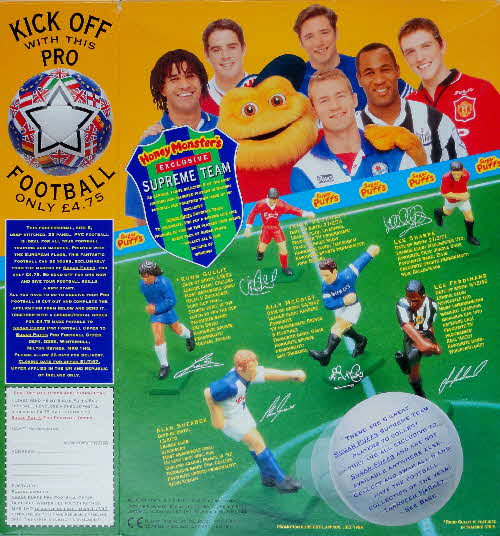 1996 Sugar Puffs Supreme Team Footballers & Football