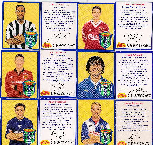 1996 Sugar Puffs Supreme Team Footballers cards