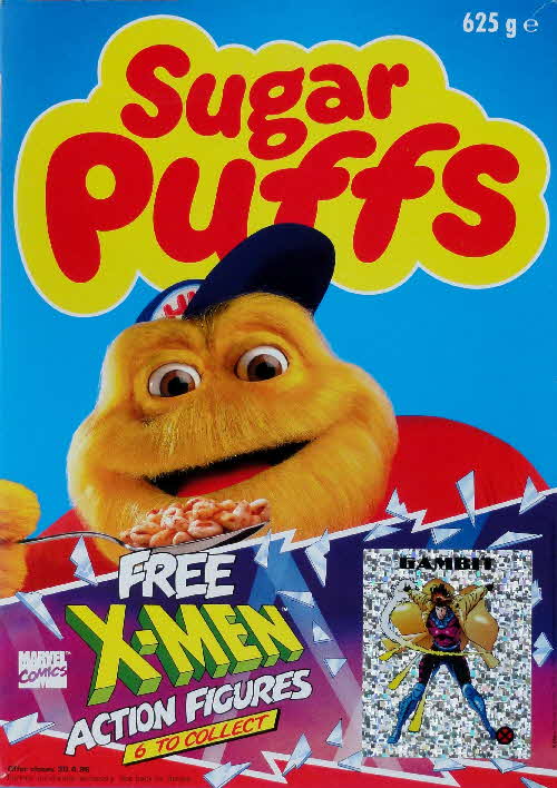 1995 Sugar Puffs X Men Stickers - Gambit