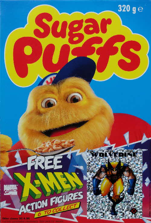 1995 Sugar Puffs X Men Stickers - Wolverine