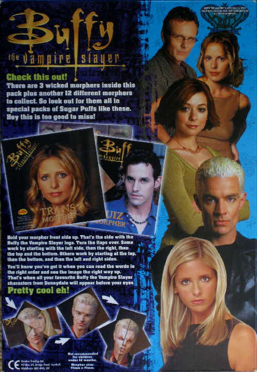 2001 Sugar Puffs Buffy Vampire Slayer Morphers