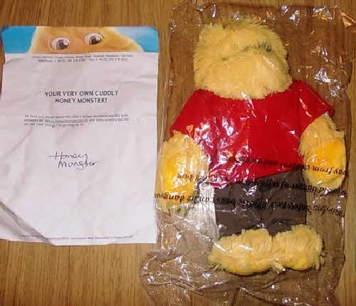 2009 Sugar Puffs Honey Monster Cuddly Toy (betr)