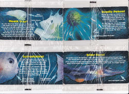 2004 Sugar Puffs Deep Zone Sticker Cards reverse