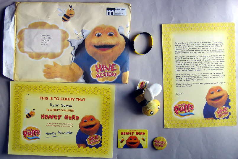 2007 Sugar Puffs Hive Action pack